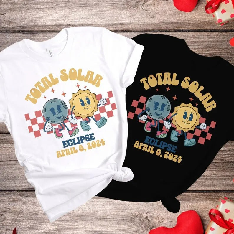 Premium  Total Solar Eclipse Funny Shirt April 8 2024, Matching Family Vacation Solar Eclipse Shirts, Solar Eclipse...
