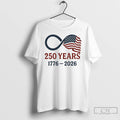 Premium 250 Years Usa 1776 2026 Flag Infinity Symbol Patriotic T-Shirts, Hoodie, Sweatshirt | CiraTrend.com