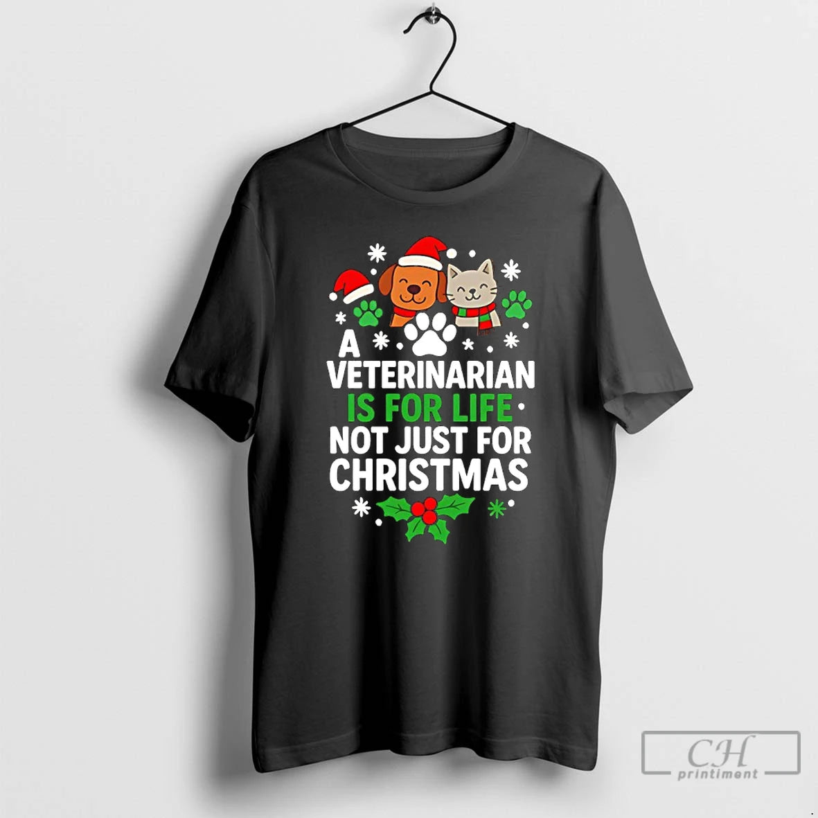 Premium A Veterinarian Is For Life Not Just For Christmas Dog Cat T Shirts Sweater Hoodie, Sweatshirt | CiraTrend.com