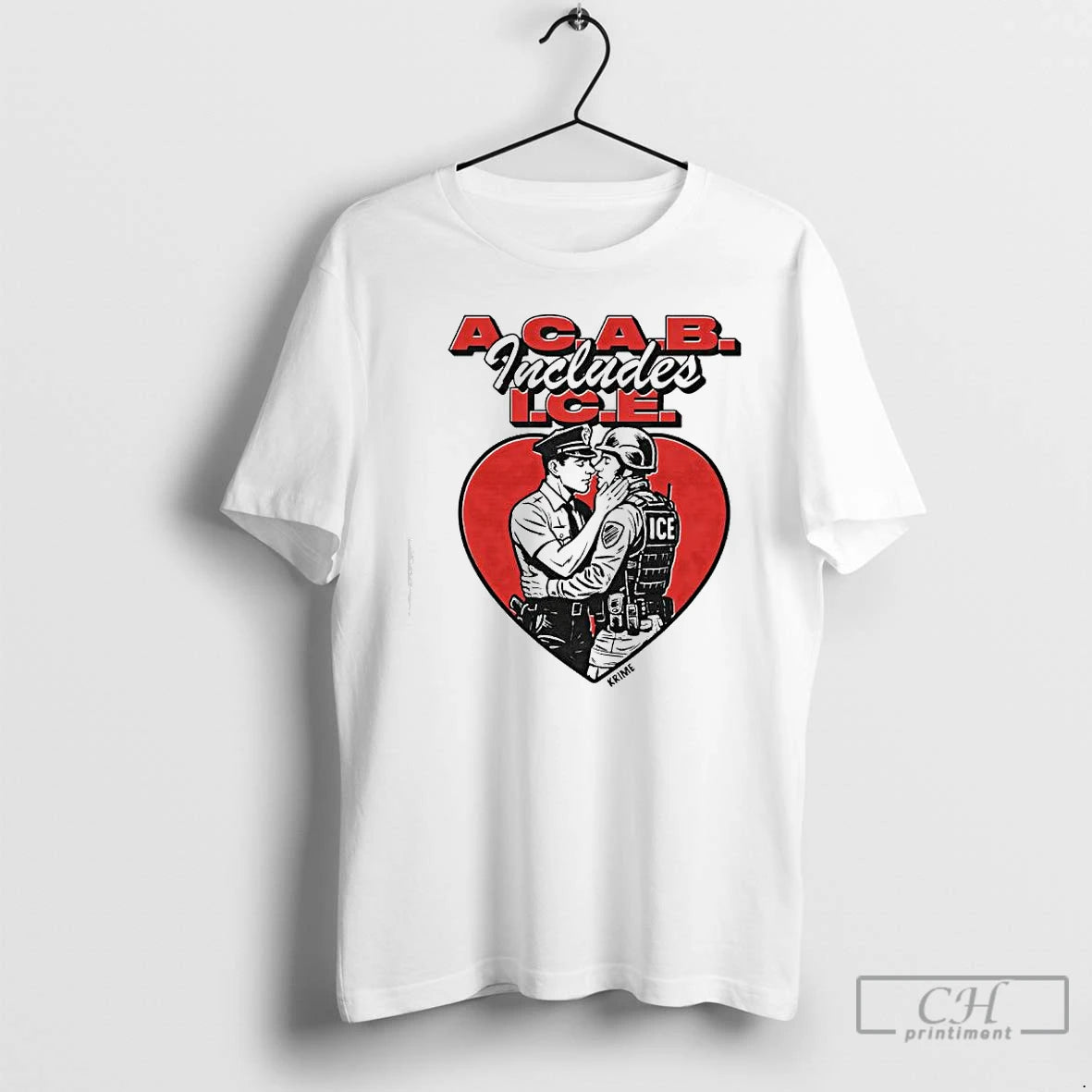 Premium Acab Includes Ice Anti Police Heart Shape T-Shirts, Hoodie, Sweatshirt | CiraTrend.com
