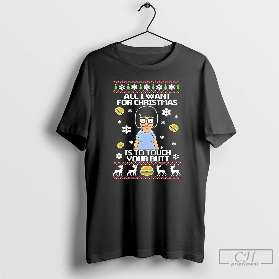 Premium All I Want For Christmas Is To Touch Your But T-Shirts, Hoodie, Sweatshirt | CiraTrend.com