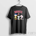 Premium Atlanta Braves Peanuts Flag T-Shirts, Hoodie, Sweatshirt | CiraTrend.com