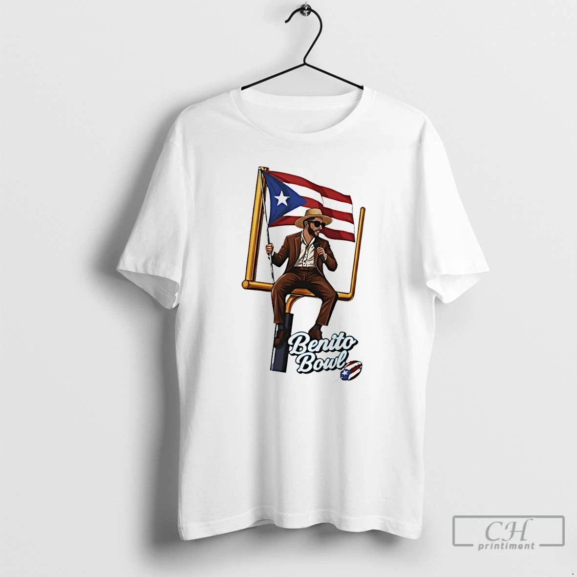 Premium Bad Bunny Benito Bowl Puerto Rican Football Halftime Show Flag T-Shirts, Hoodie, Sweatshirt | CiraTrend.com