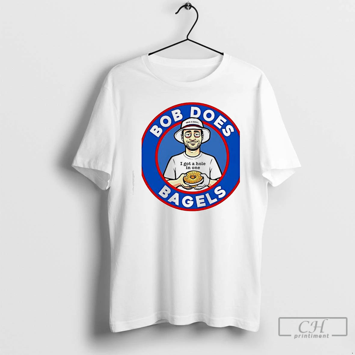 Premium Bob Does Bagels I Got A Hole In One Logo T-Shirts, Hoodie, Sweatshirt | CiraTrend.com