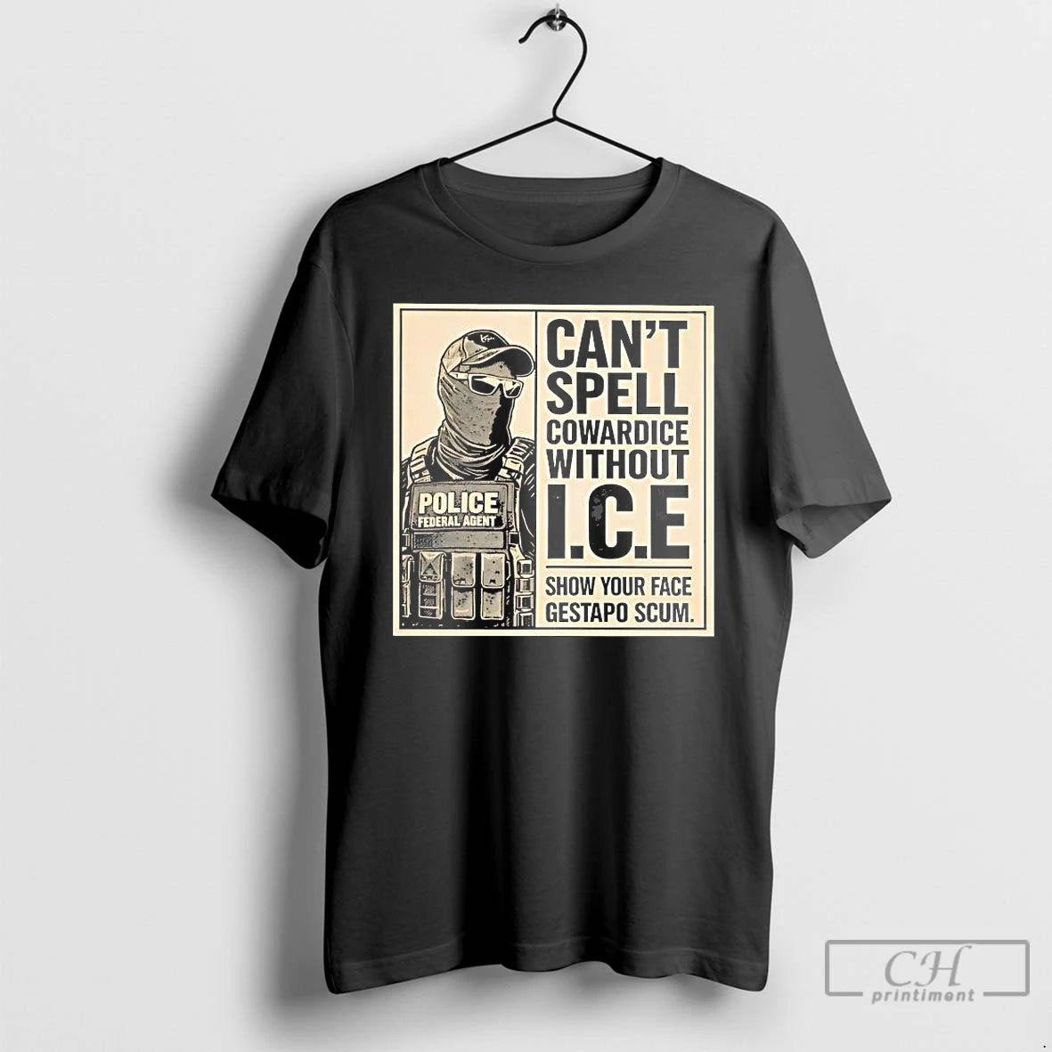 Premium Cant Spell Cowardice Without Ice Show Your Face T-Shirts, Hoodie, Sweatshirt | CiraTrend.com
