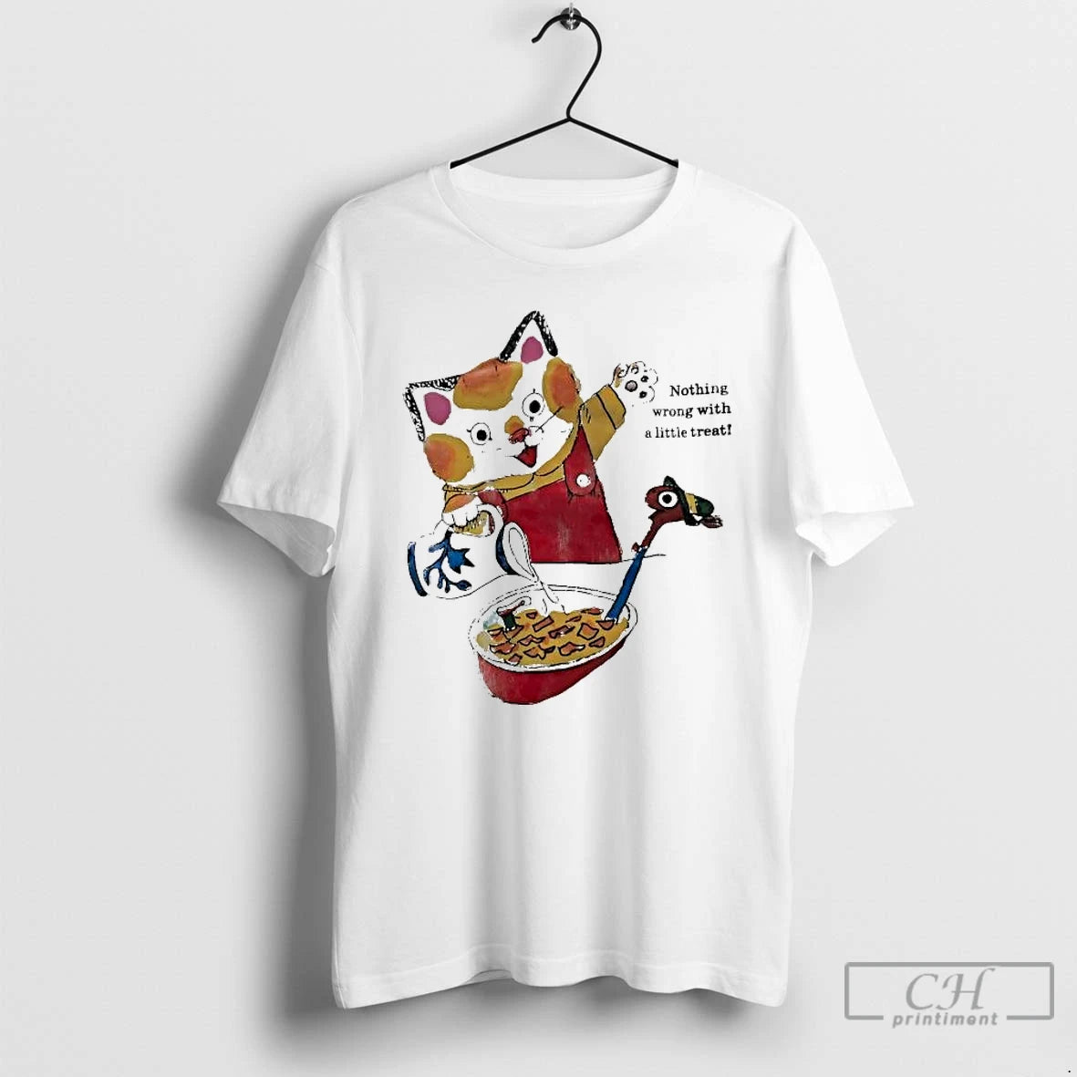 Premium Cat Nothing Wrong With A Little Treat T-Shirts, Hoodie, Sweatshirt | CiraTrend.com