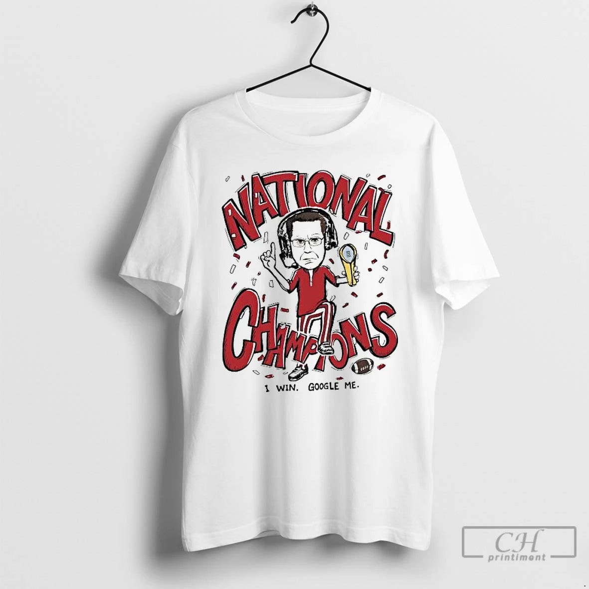 Premium Curt Cignetti National Champions I Win Google Me Caricature T-Shirts, Hoodie, Sweatshirt | CiraTrend.com