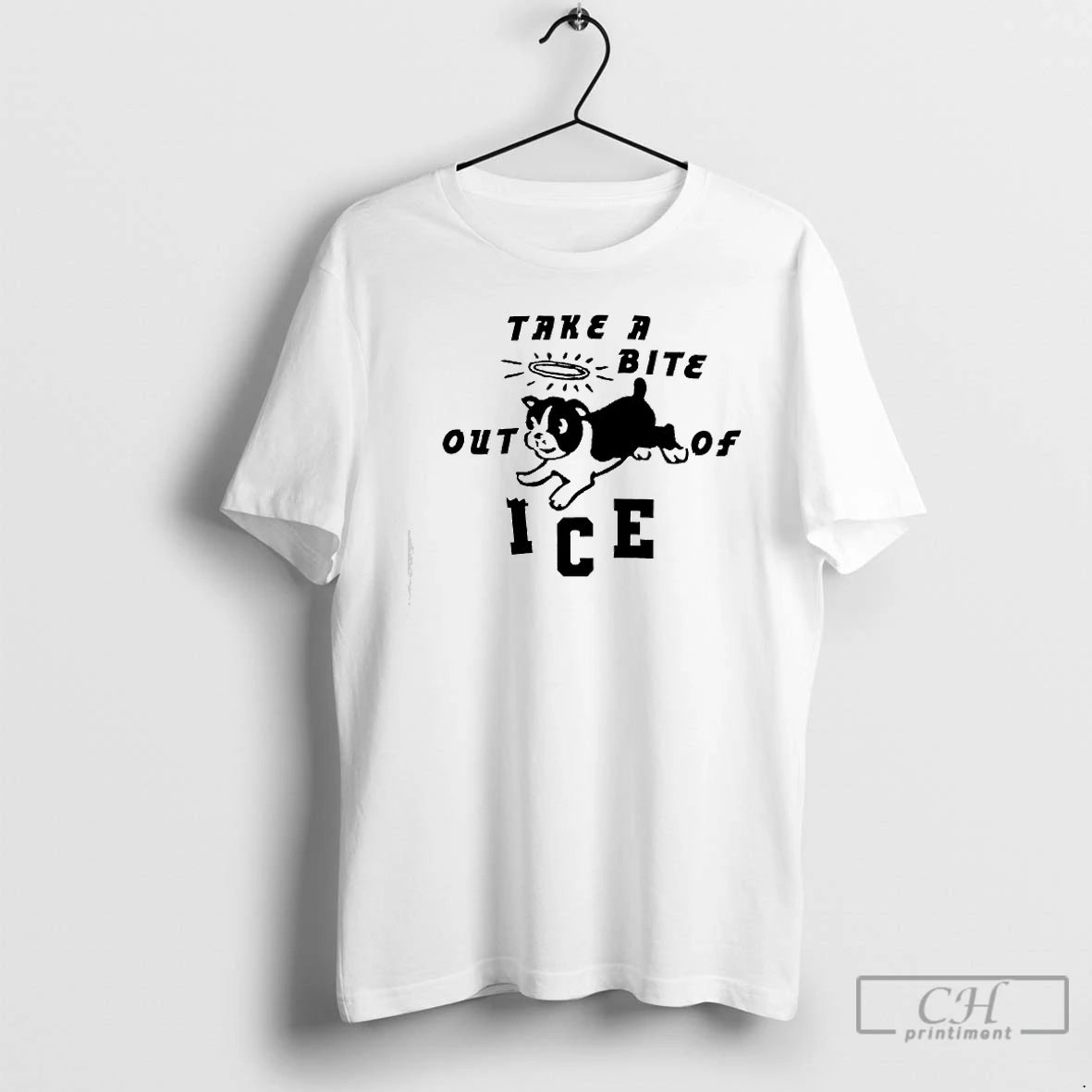 Premium Dog Take A Bite Out Of Ice T-Shirts, Hoodie, Sweatshirt | CiraTrend.com