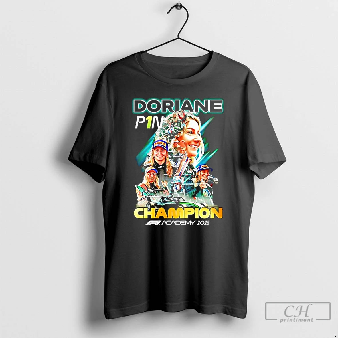 Premium Doriane P1n Champion F1 Academy 2025 T-Shirts, Hoodie, Sweatshirt | CiraTrend.com