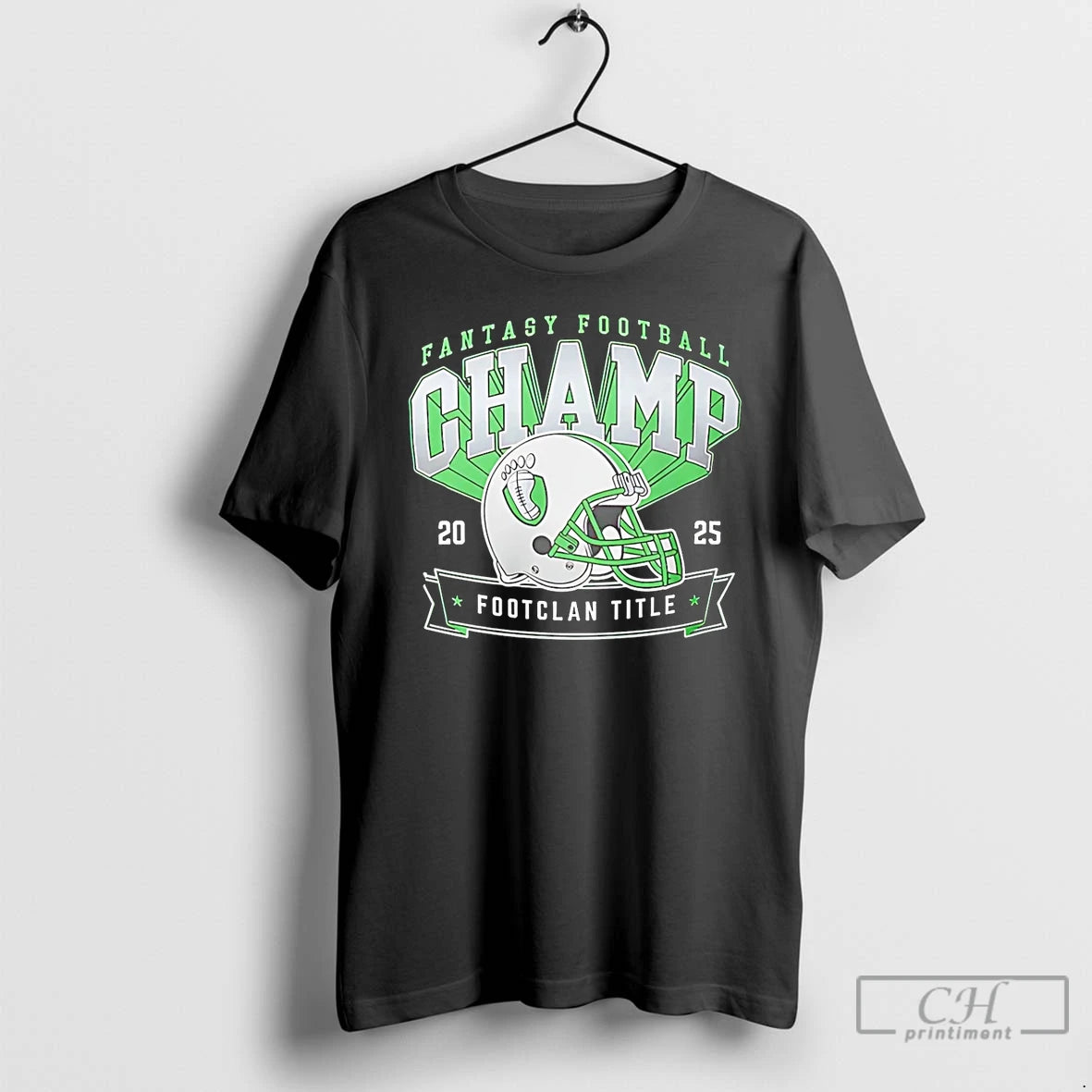 Premium Fantasy Football Footclan Title Champion 2025 Helmet T-Shirts, Hoodie, Sweatshirt | CiraTrend.com