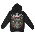 Premium Fleece Hoodie - Hail Santa Graphic Soft Hoodie, Hoodie Pull Over, Vintage Design, Christmas T-Shirts, Sweatshirt