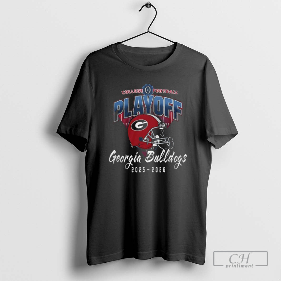 Premium Georgia Bulldogs College Football Playoff Helmet Go Dawgs Sick Em Mascot Double Graphic T-Shirts, Hoodie, Sweatshirt