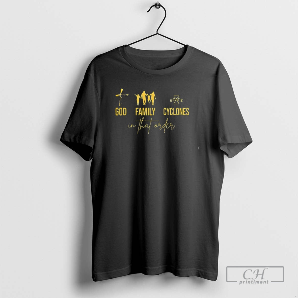Premium God Family Iowa State Cyclones In That Order Double Graphic Shirt Sweater Hoodie, Sweatshirt | CiraTrend.com