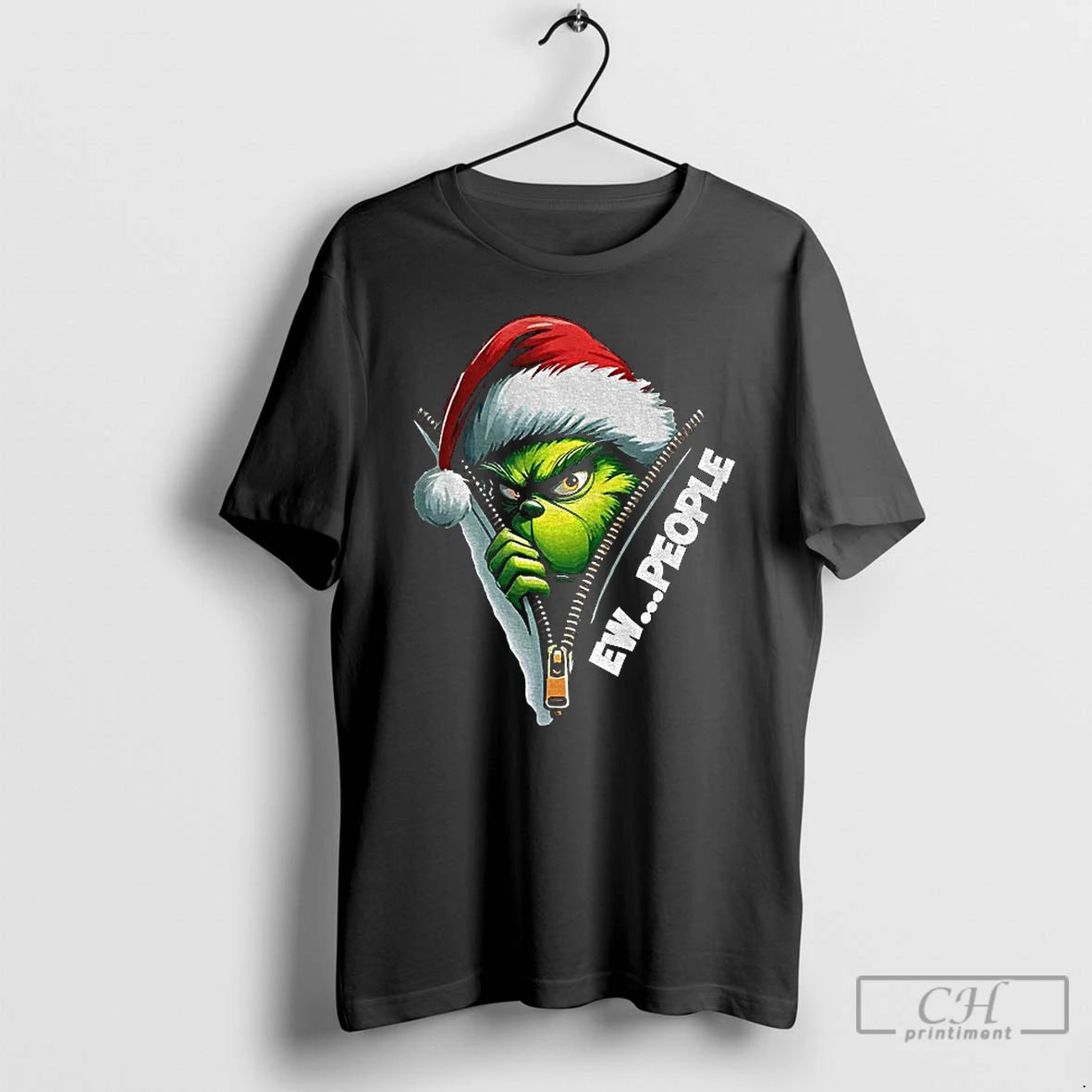 Premium Grinch Santa Ew People Merry Christmas Png T-Shirts, Hoodie, Sweatshirt | CiraTrend.com