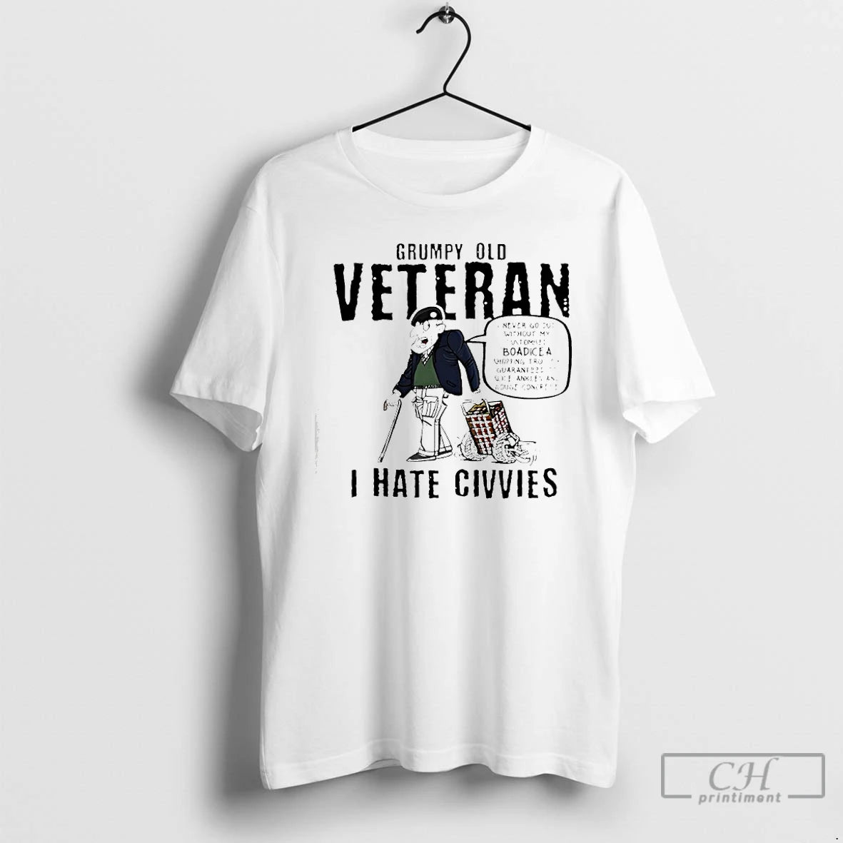 Premium Grumpy Old Veteran I Hate Civvie T-Shirts, Hoodie, Sweatshirt | CiraTrend.com