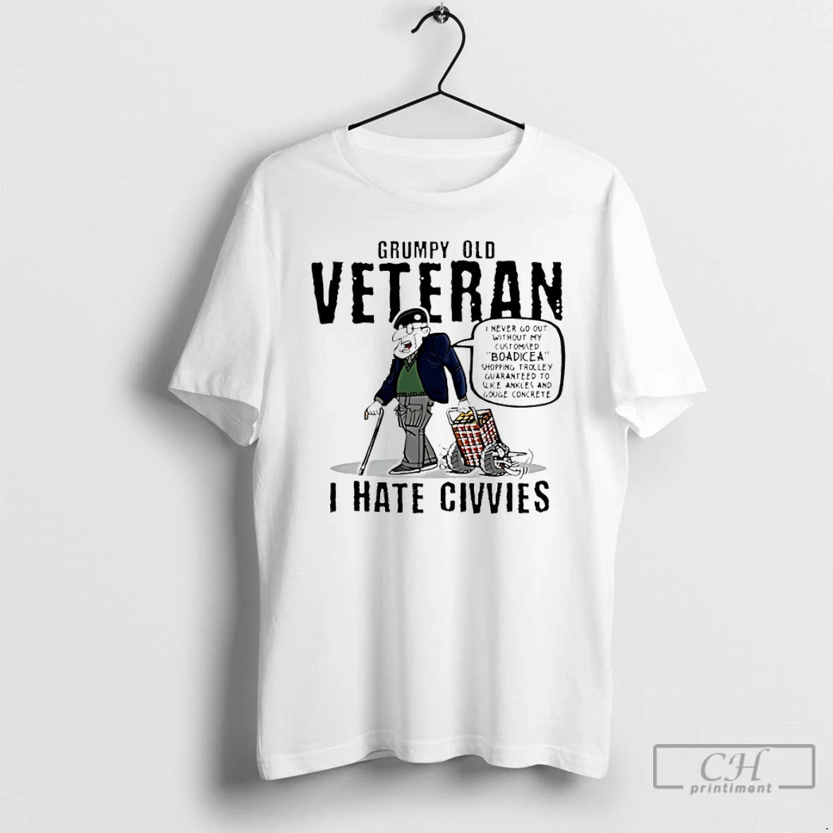 Premium Grumpy Old Veteran I Hate Civvies T-Shirts, Hoodie, Sweatshirt | CiraTrend.com