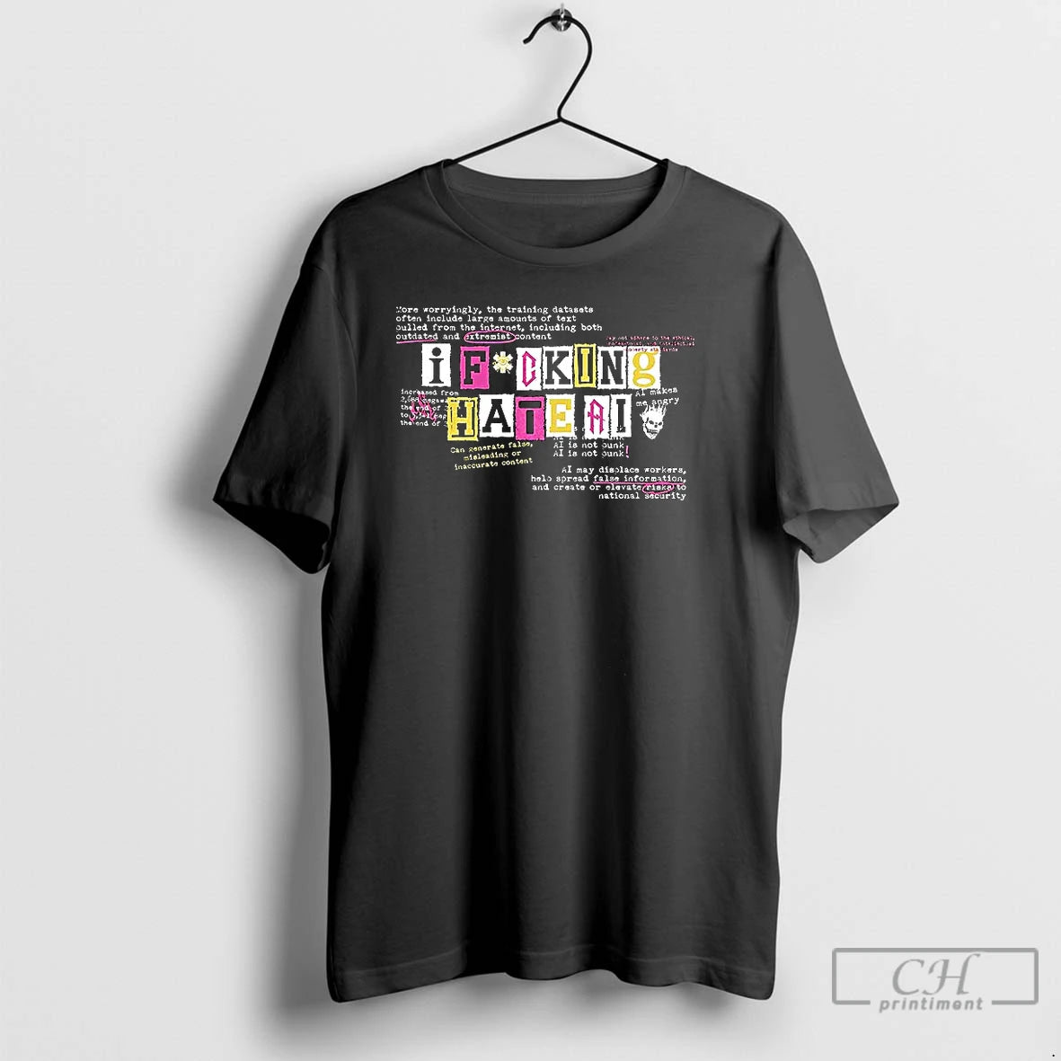 Premium I Fucking Hate Ai T-Shirts, Hoodie, Sweatshirt | CiraTrend.com