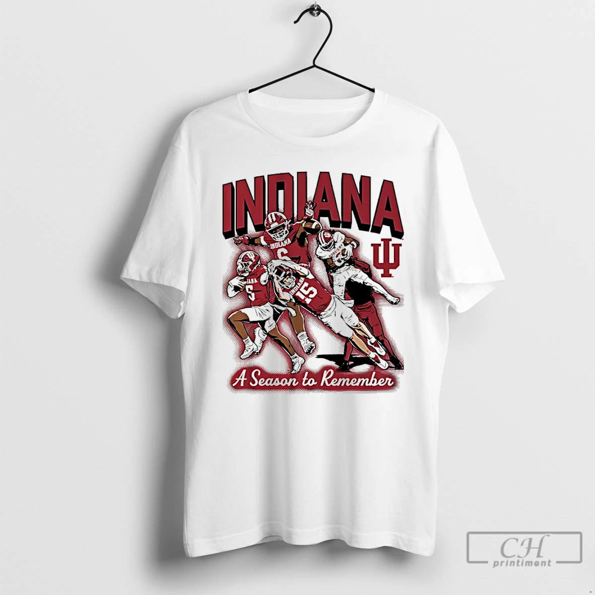 Premium Indiana A Season To Remember Hoosiers Football Player Graphic T-Shirts, Hoodie, Sweatshirt | CiraTrend.com