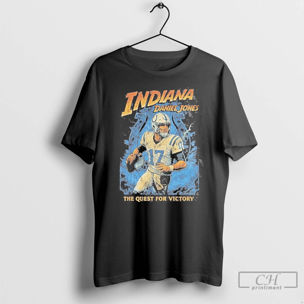 Premium Indianapolis Daniel Jones The Quest For Victory T-Shirts, Hoodie, Sweatshirt | CiraTrend.com