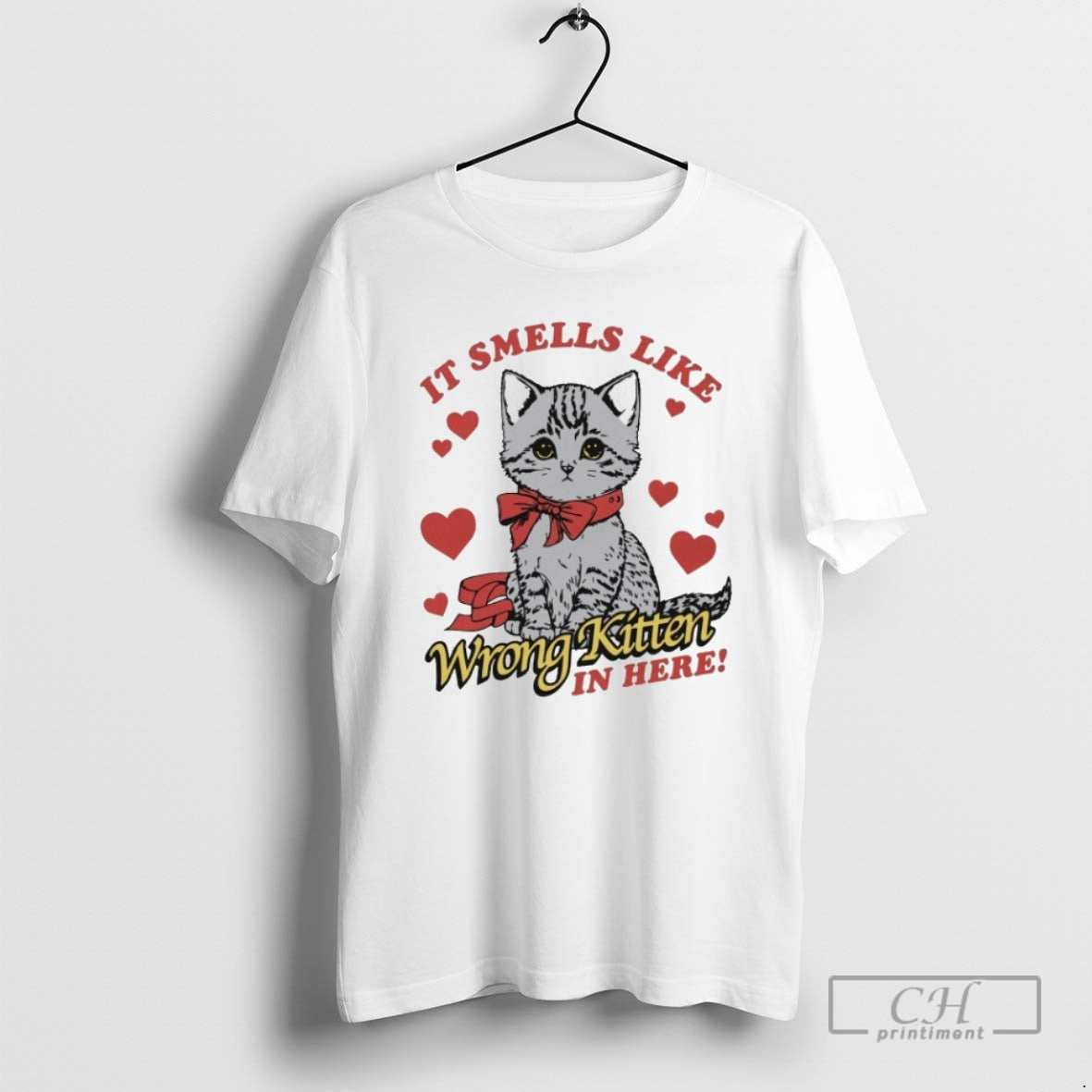 Premium It Smells Like Wrong Kitten In Here Cat Shirt Sweater Hoodie, Sweatshirt | CiraTrend.com
