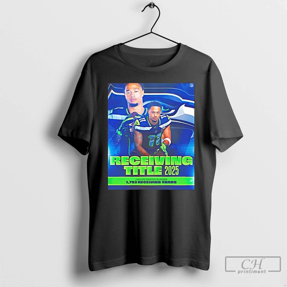 Premium Jaxon Smith Njigba 1793 Receiving Yards 2025 T-Shirts, Hoodie, Sweatshirt | CiraTrend.com