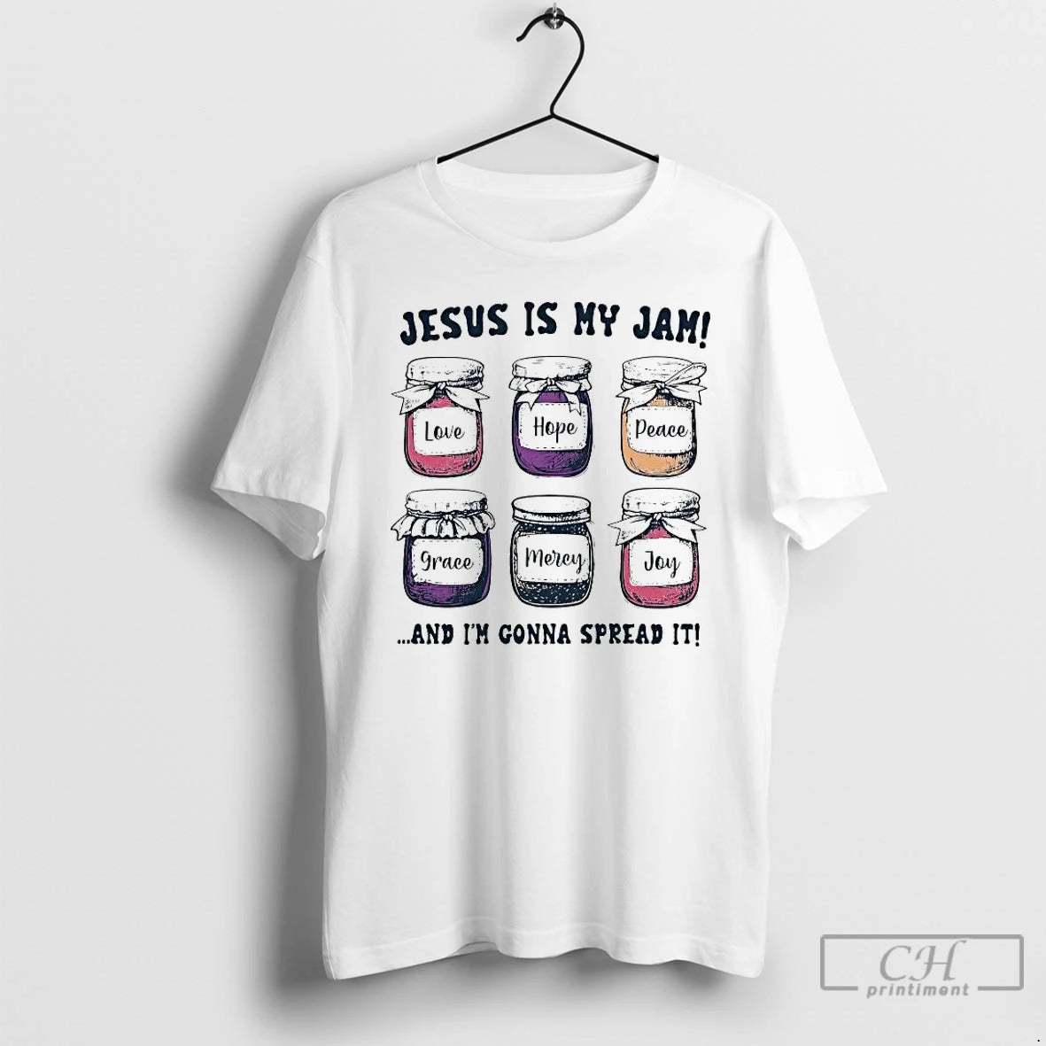Premium Jesus Is My Jam And Im Gonna Spread It T-Shirts, Hoodie, Sweatshirt | CiraTrend.com
