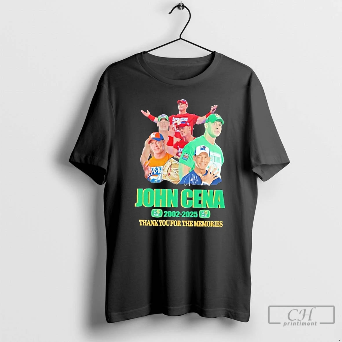 Premium John Cena 2002 2025 Thank You For The Memories Signature T-Shirts, Hoodie, Sweatshirt | CiraTrend.com