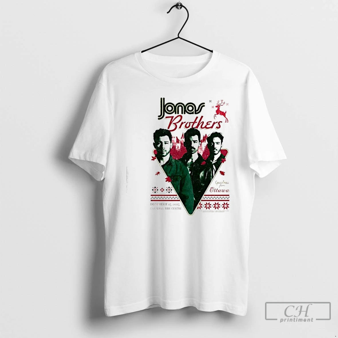 Premium Jonas Brothers Greetings From Ottarva December 15th 2025 Canadian Tire Centre T Shirts Sweater Hoodie, Sweatshirt