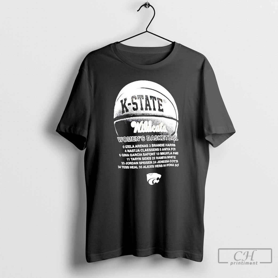 Premium K State Wildcats Womens Basketball Players Listed Name T-Shirts, Hoodie, Sweatshirt | CiraTrend.com