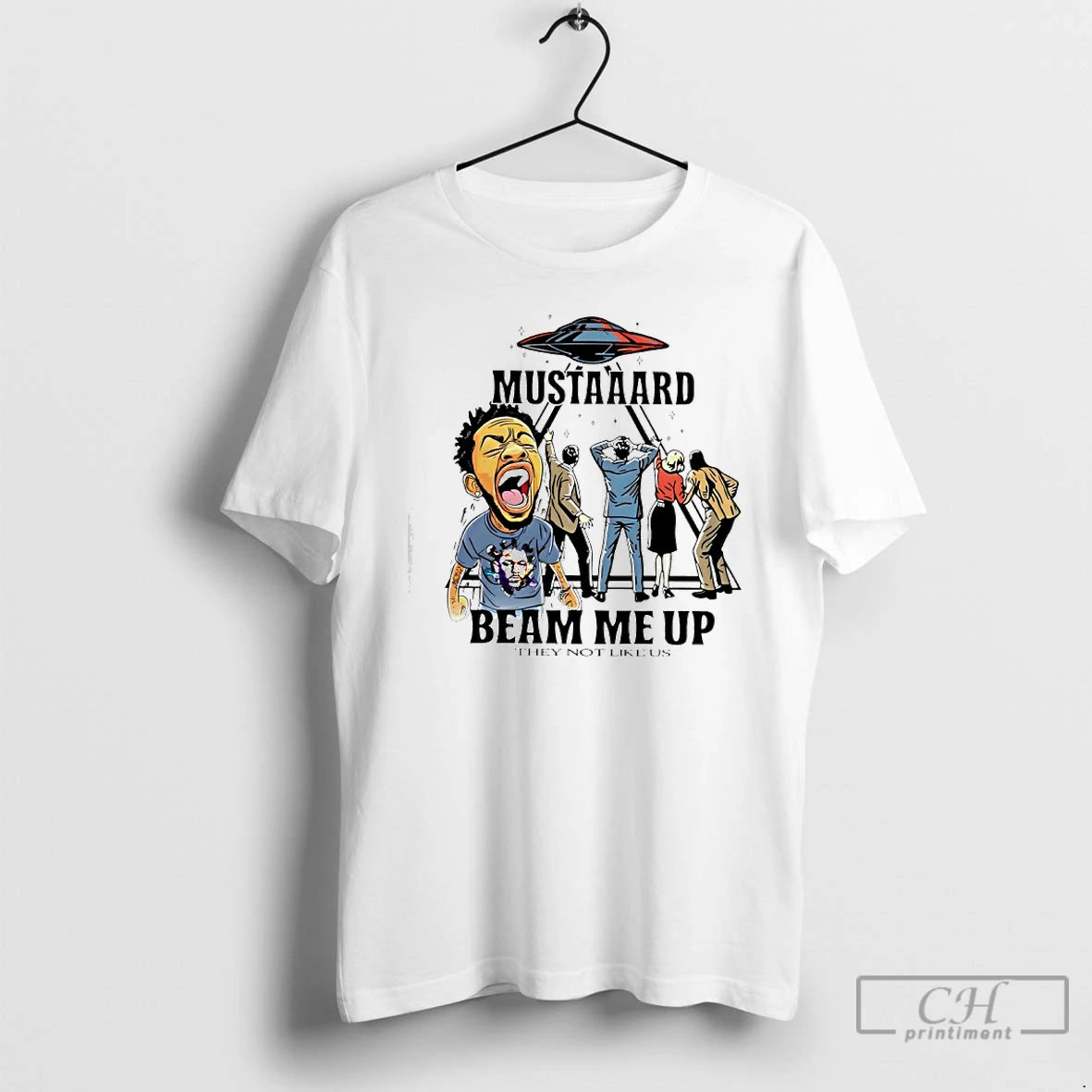 Premium Kendrick Lamar Ufo Mustaaard Beam Me Up They Not Like Us T Shirts Sweater Hoodie, Sweatshirt | CiraTrend.com