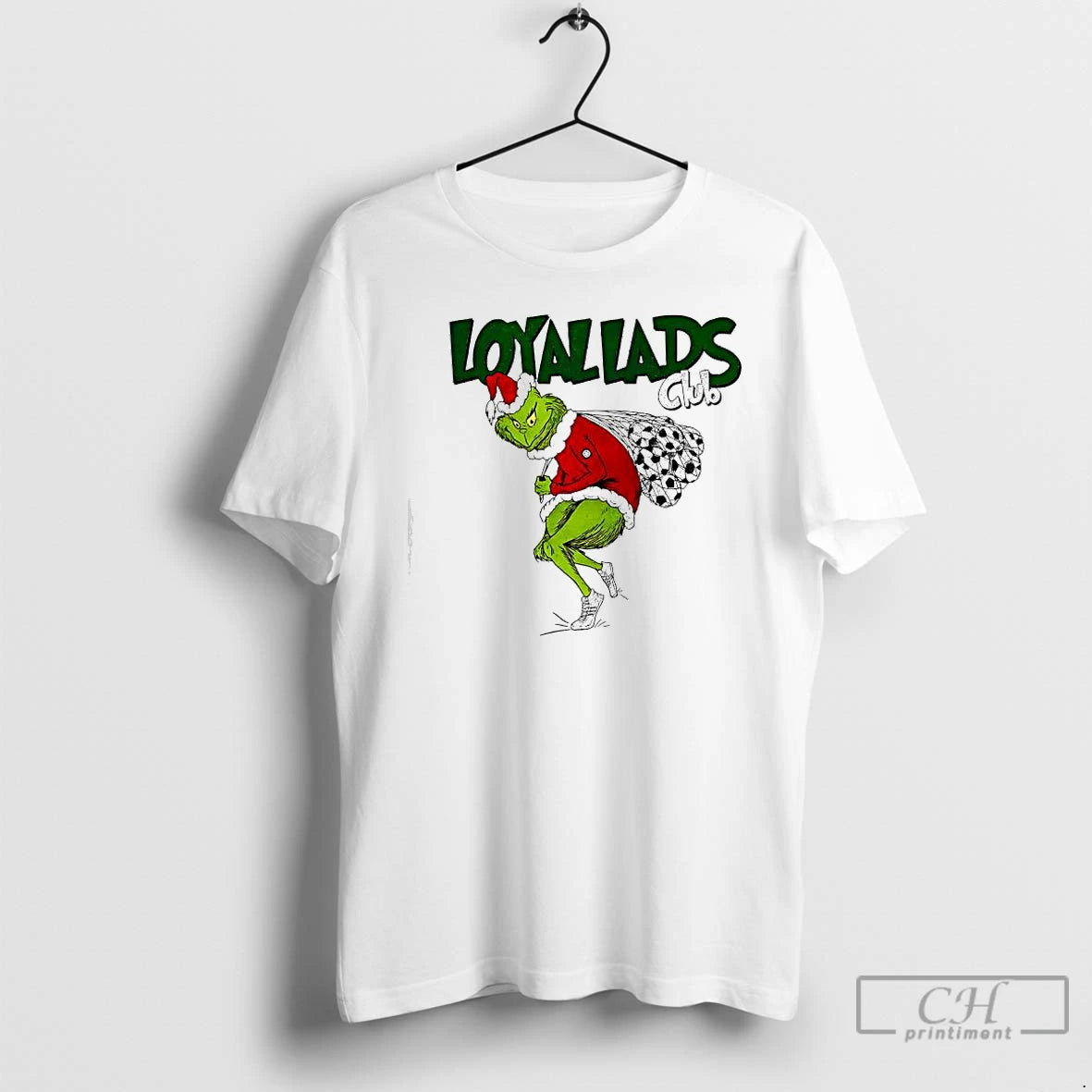 Premium Loyal Lads Club Grinch Carrying Soccer Balls T-Shirts, Hoodie, Sweatshirt | CiraTrend.com