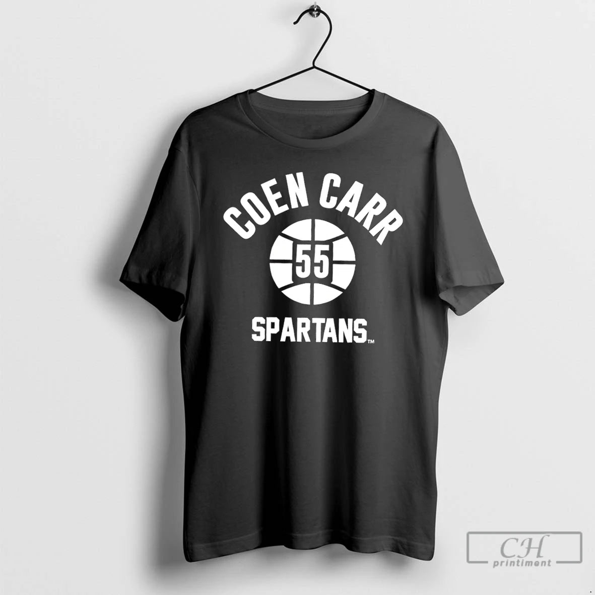 Premium Msu Michigan State Spartans Basketball Air Coen Carr Number 55 T-Shirts, Hoodie, Sweatshirt | CiraTrend.com