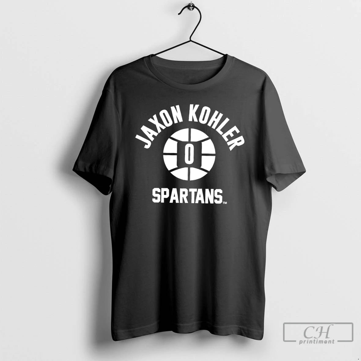 Premium Msu Michigan State Spartans Basketball Jaxon Kohler Name Number Ball 0 T Shirts Sweater Hoodie, Sweatshirt