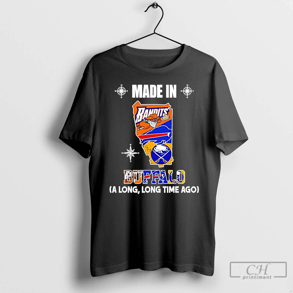 Premium Made In Buffalo A Long Long Time Ago State T-Shirts, Hoodie, Sweatshirt | CiraTrend.com