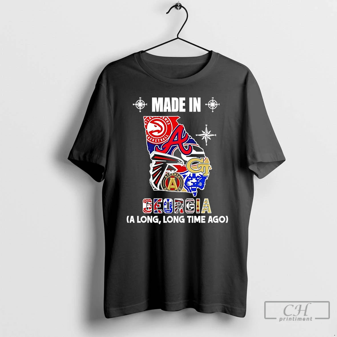 Premium Made In Georgia A Long Long Time Ago State T-Shirts, Hoodie, Sweatshirt | CiraTrend.com