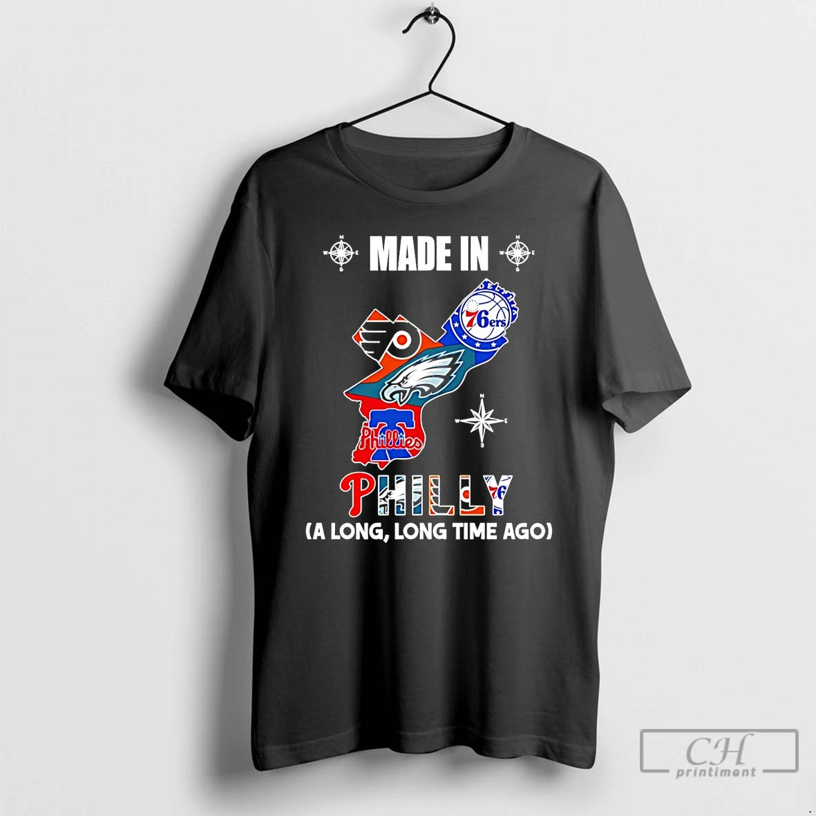 Premium Made In Philadelphia A Long Long Time Ago State T-Shirts, Hoodie, Sweatshirt | CiraTrend.com