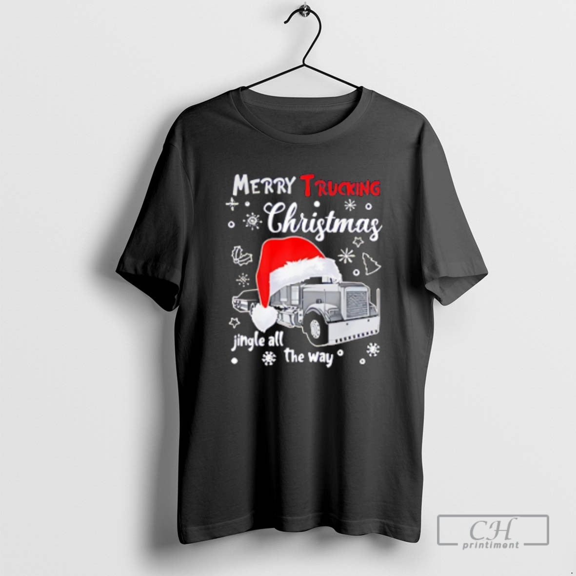 Premium Merry Trucking Christmas Jingle All The Way Shirt Sweater Hoodie, Sweatshirt | CiraTrend.com