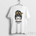 Premium Messy Bun Steelers Girl T-Shirts, Hoodie, Sweatshirt | CiraTrend.com