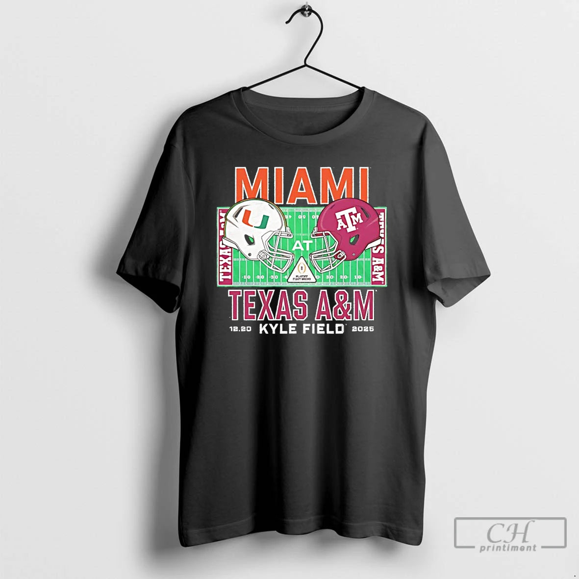Premium Miami Vs Texas Am College Football Playoff Kyle Field 2025 T-Shirts, Hoodie, Sweatshirt | CiraTrend.com