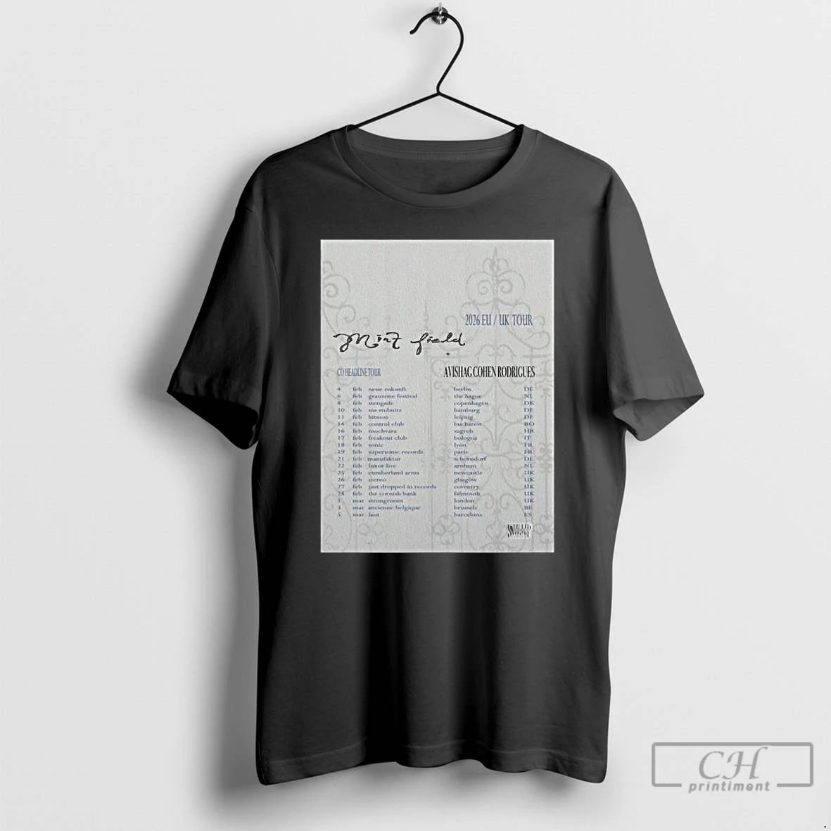 Premium Mint Field Eu Uk Tour 2026 T-Shirts, Hoodie, Sweatshirt | CiraTrend.com