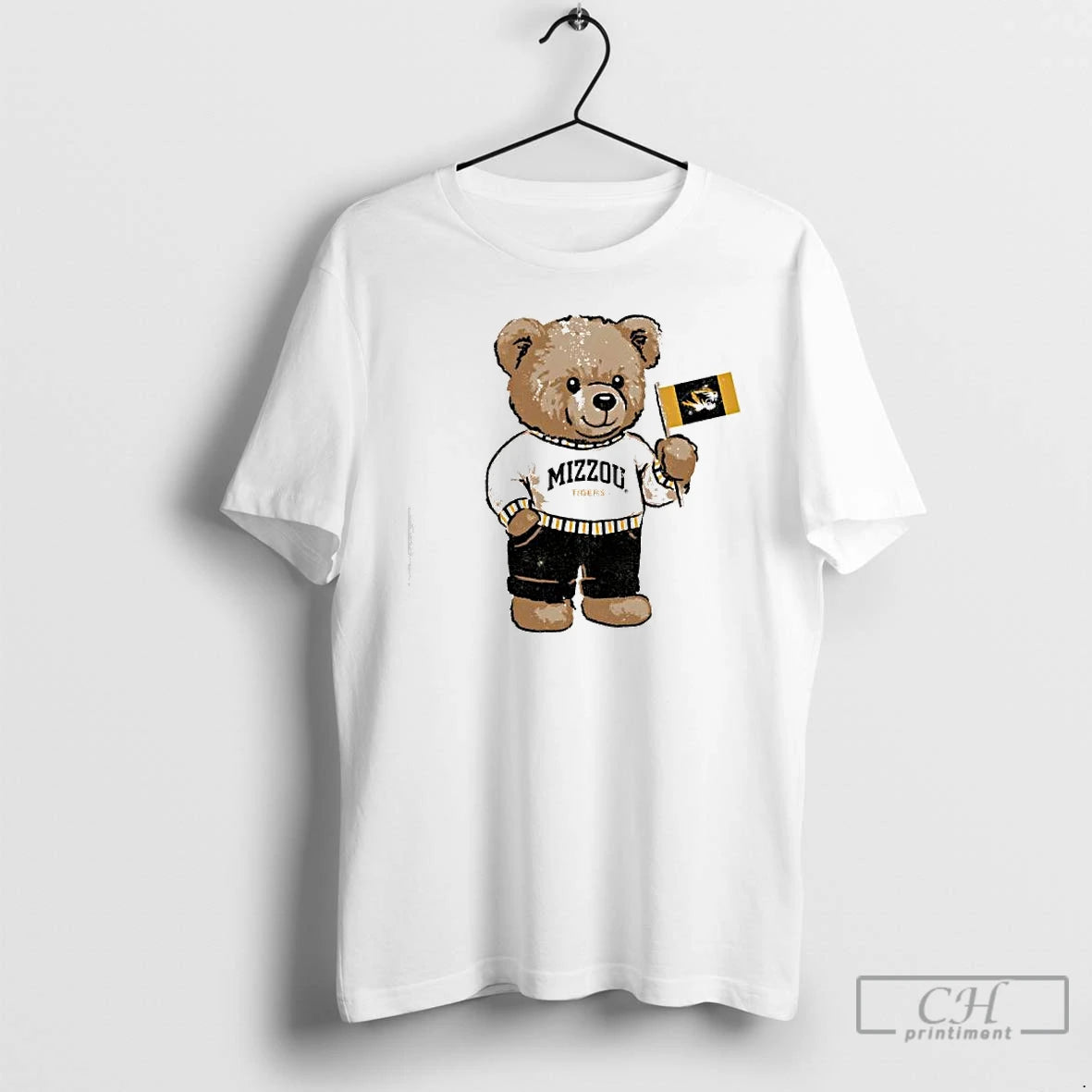 Premium Mizzou Tigers Teddy Bear Flag Butter T-Shirts, Hoodie, Sweatshirt | CiraTrend.com