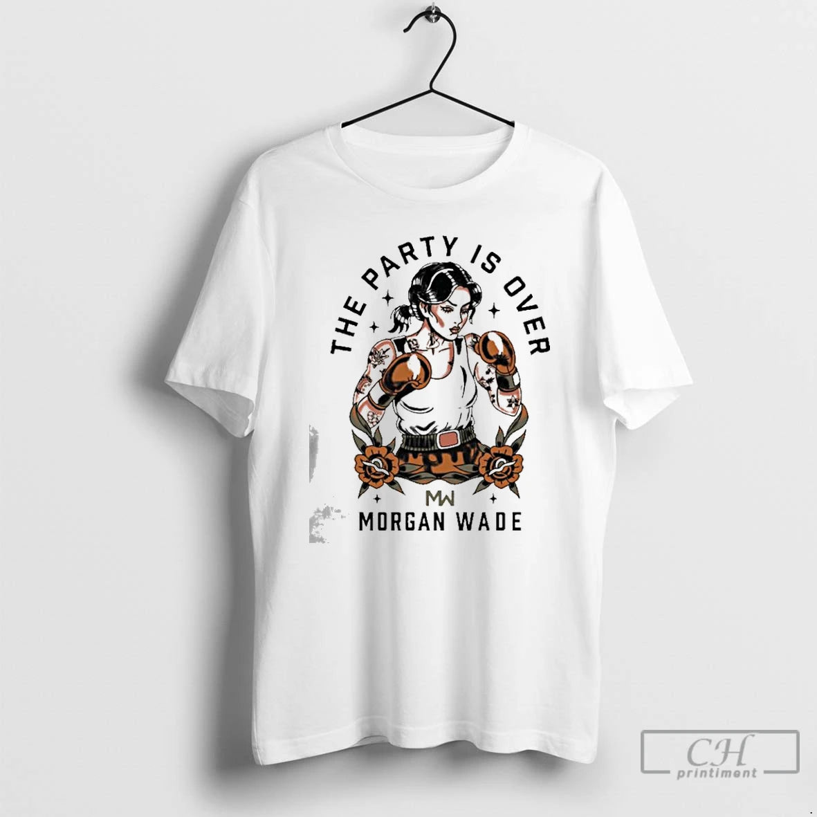 Premium Morgan Wade The Party Is Over Boxing T-Shirts, Hoodie, Sweatshirt | CiraTrend.com