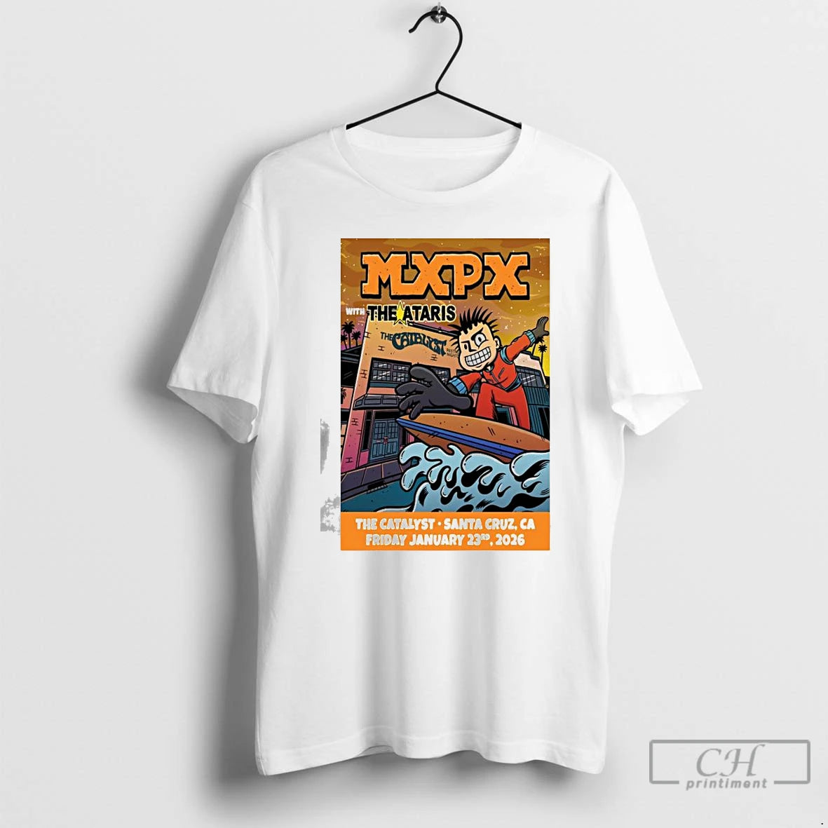 Premium Mxpx The Catalyst Santa Cruz Ca January 23 2026 T-Shirts, Hoodie, Sweatshirt | CiraTrend.com