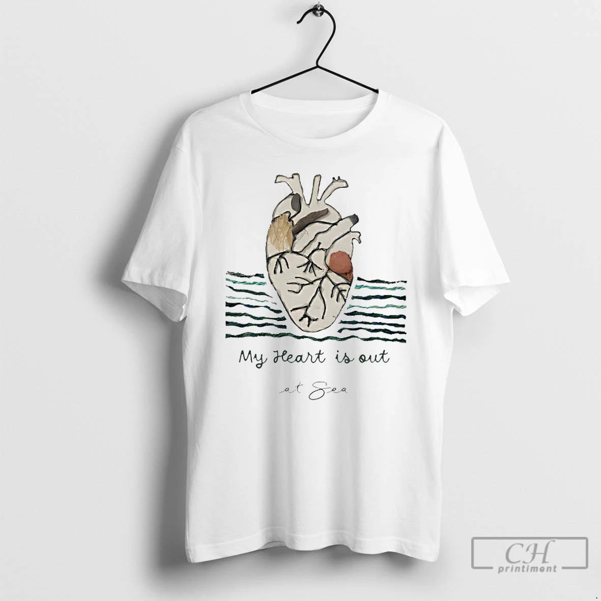 Premium My Heart Is Out At Sea T-Shirts, Hoodie, Sweatshirt | CiraTrend.com