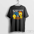 Premium My Temper Is Shorter Than My Dads Hair Yall Leave Me Alone Duck T-Shirts, Hoodie, Sweatshirt | CiraTrend.com