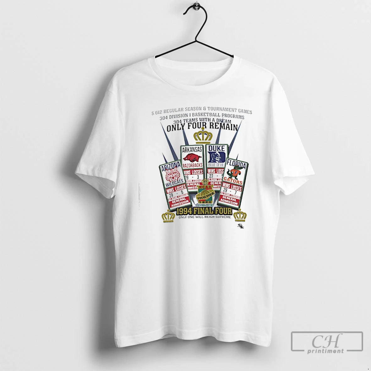 Premium Ncaa Final Four Only Four Remain 1994 T-Shirts, Hoodie, Sweatshirt | CiraTrend.com