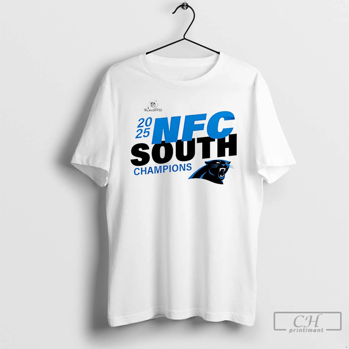 Premium Nfc South Division Champions 2025 Carolina Panthers Logo T-Shirts, Hoodie, Sweatshirt | CiraTrend.com