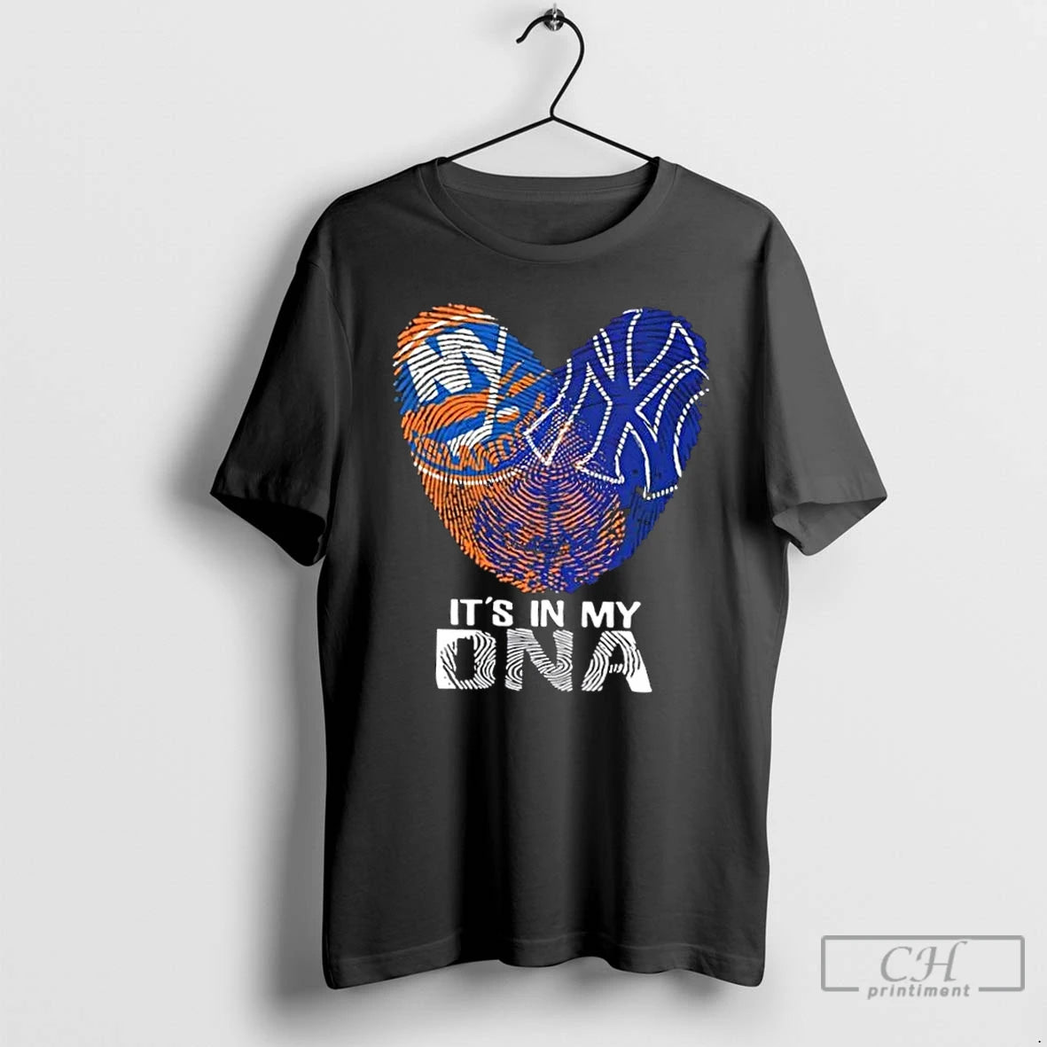Premium New York City Sports Islanders X Yankees Its In My Dna Fingerprint Heart T-Shirts, Hoodie, Sweatshirt | CiraTrend.com