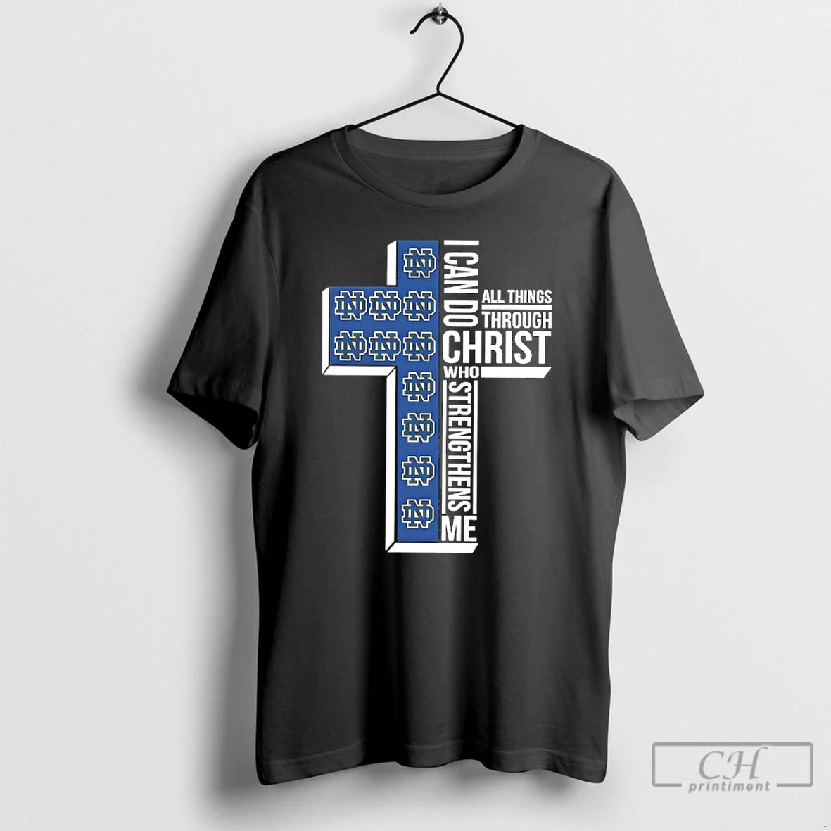 Premium Notre Dame Womens Basketball I Can All Things Do Through Christ Who Strengthens Me T-Shirts, Hoodie, Sweatshirt