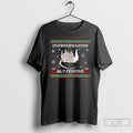 Premium Overstimulated But Festive Possum Light Christmas T-Shirts, Hoodie, Sweatshirt | CiraTrend.com